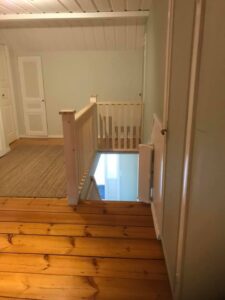 Restaurering av trappa, Hille i Gävle